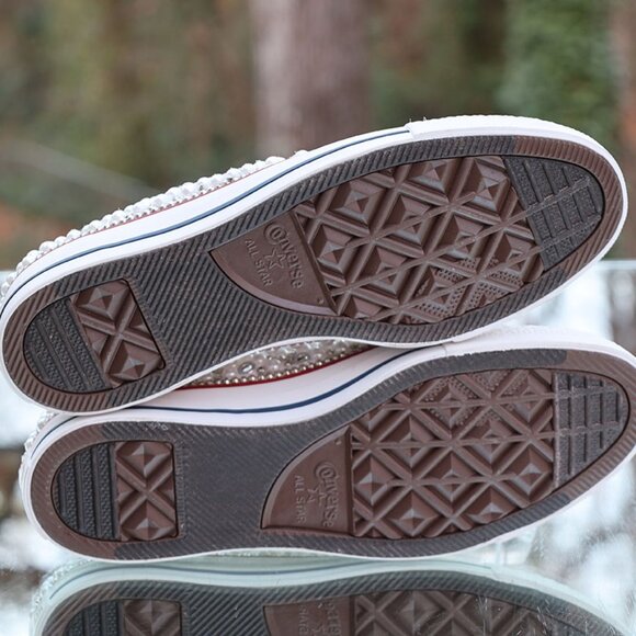 Converse Chuck Taylor All Star Low Rhinestones & Pearls - Picture 15 of 15